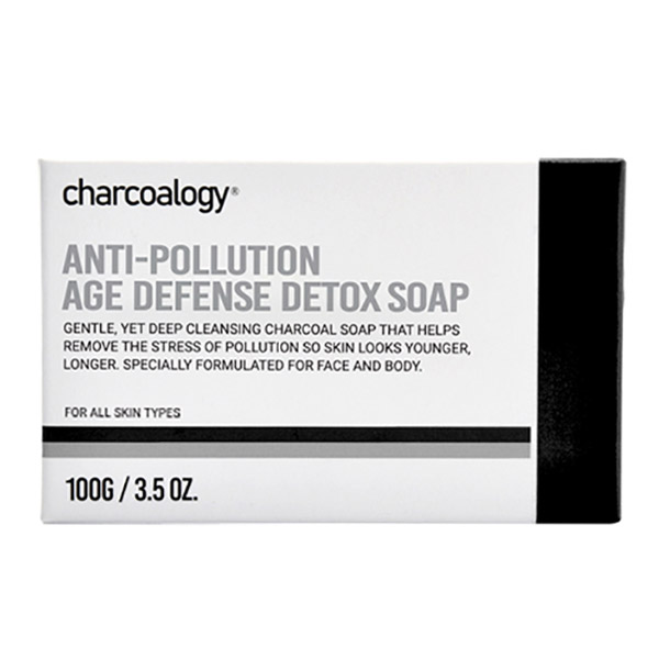Bamboo Charcoal Detoxifying Face And Body Bar Soap