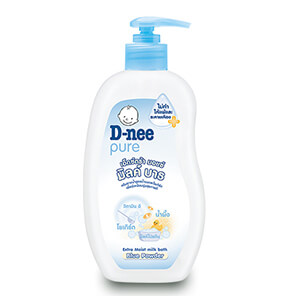 Dnee Powder D-nee Pure Extra Moist Milk Bath Blue Powder