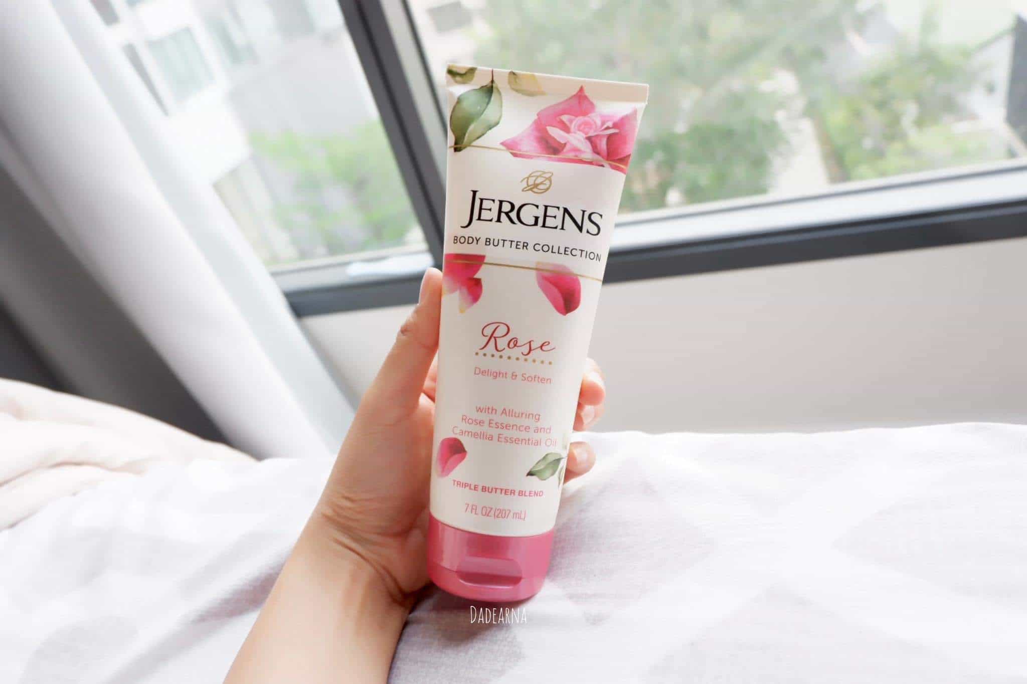 Review ไอเทมผิวชุ่มชื้น Jergens Rose Body Butter Collection Dadearna